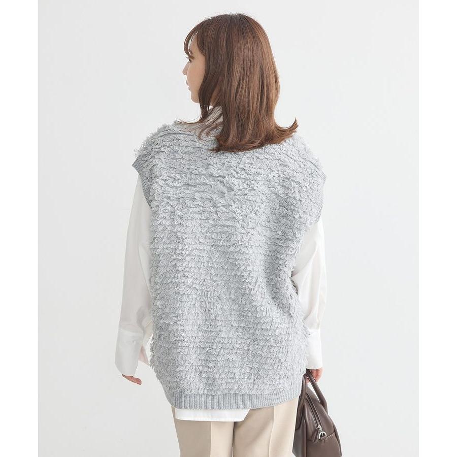 earth music&ecology ループ編みベスト - 画像 (7)