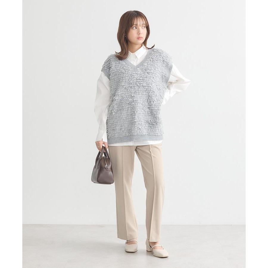 earth music&ecology ループ編みベスト - 画像 (8)