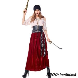 コスプレ 衣装 レディース 海賊 パイレーツ コスチューム 大人 仮装 パーティーグッズ イベント用品 余興 女性用  cos