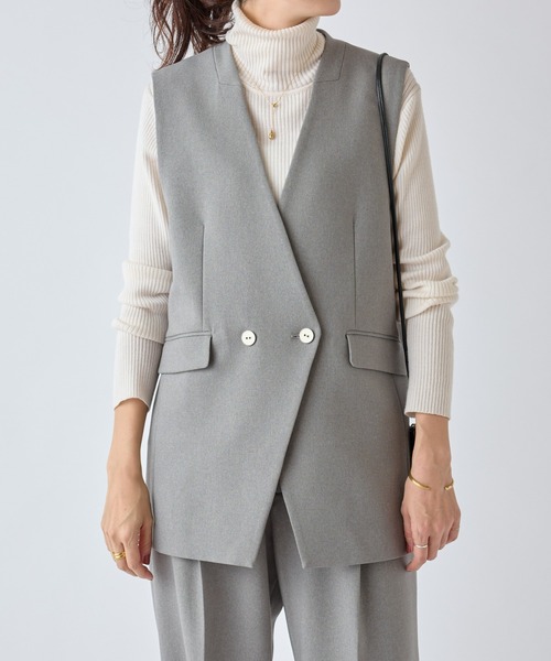 BEARDSLEY 「BEARDSLEY」 ベスト FREE グレー レディース