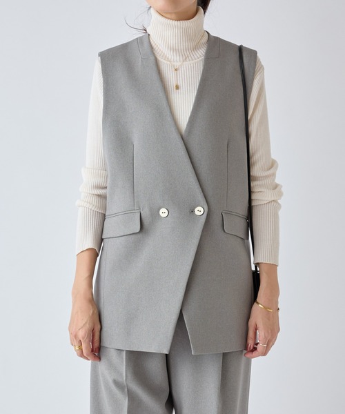 BEARDSLEY 「BEARDSLEY」 ベスト FREE グレー レディース - 画像 (2)