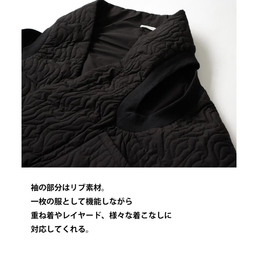 antiqua キルティングベスト ベスト レディース ショート丈 送料無料・再再販。メール便不可 - 画像 (8)