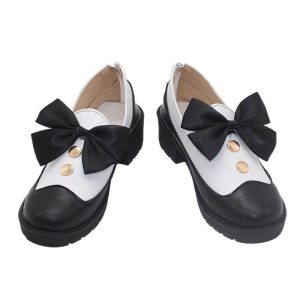 送料無料◆ブルーアーカイブ Blue Archive 風 浦和ハナコ  コスプレ靴 男女兼用 シューズ 道具小物 ブーツ cosplay ハロウィン仮装 変装