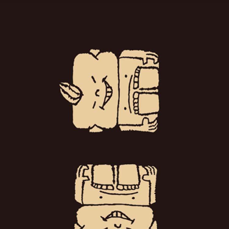 宮本 JIKAN STYLE 手ぬぐい ミヤモトコレクション ビリケン 七転八起 注染手ぬぐい 約35×90cm 日本製 03461 - 画像 (3)