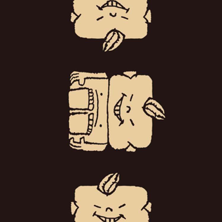 宮本 JIKAN STYLE 手ぬぐい ミヤモトコレクション ビリケン 七転八起 注染手ぬぐい 約35×90cm 日本製 03461 - 画像 (4)