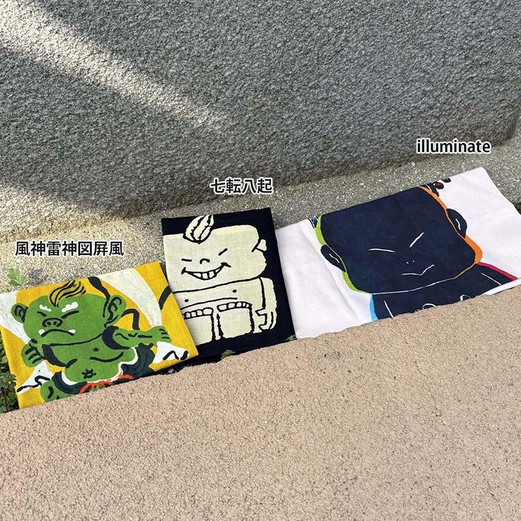 宮本 JIKAN STYLE 手ぬぐい ミヤモトコレクション ビリケン 七転八起 注染手ぬぐい 約35×90cm 日本製 03461 - 画像 (6)