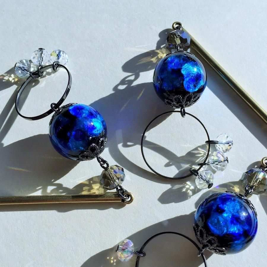 かんざし ほたる玉 とんぼ玉 一本簪 和装アクセサリー ブルー - 画像 (7)