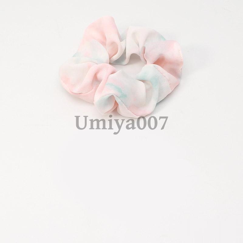 新作 ヘアゴム ヘアアクセサリー シュシュ 髪ゴム グラデーション ヘアシュシュ ヘアアクセ かわいい きれいめ INS 新品 クリスマス 女の子 - 画像 (4)