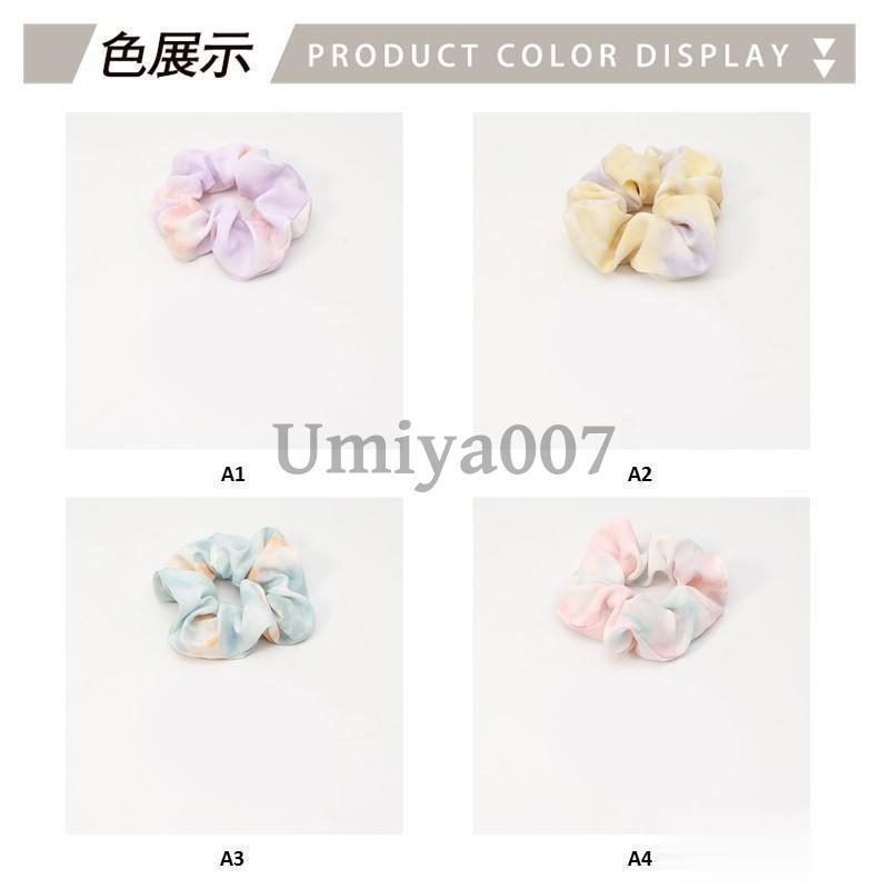 新作 ヘアゴム ヘアアクセサリー シュシュ 髪ゴム グラデーション ヘアシュシュ ヘアアクセ かわいい きれいめ INS 新品 クリスマス 女の子 - 画像 (5)